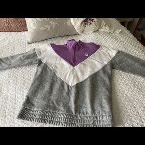 Fila crew neck quarter zip